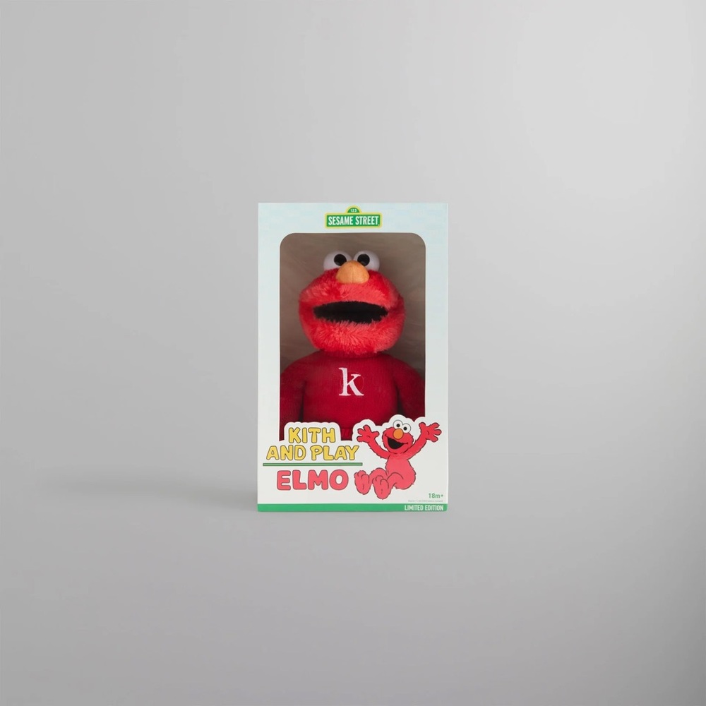Kith x Sesame Street Elmo Plush - Spicy Red NYC *rare*